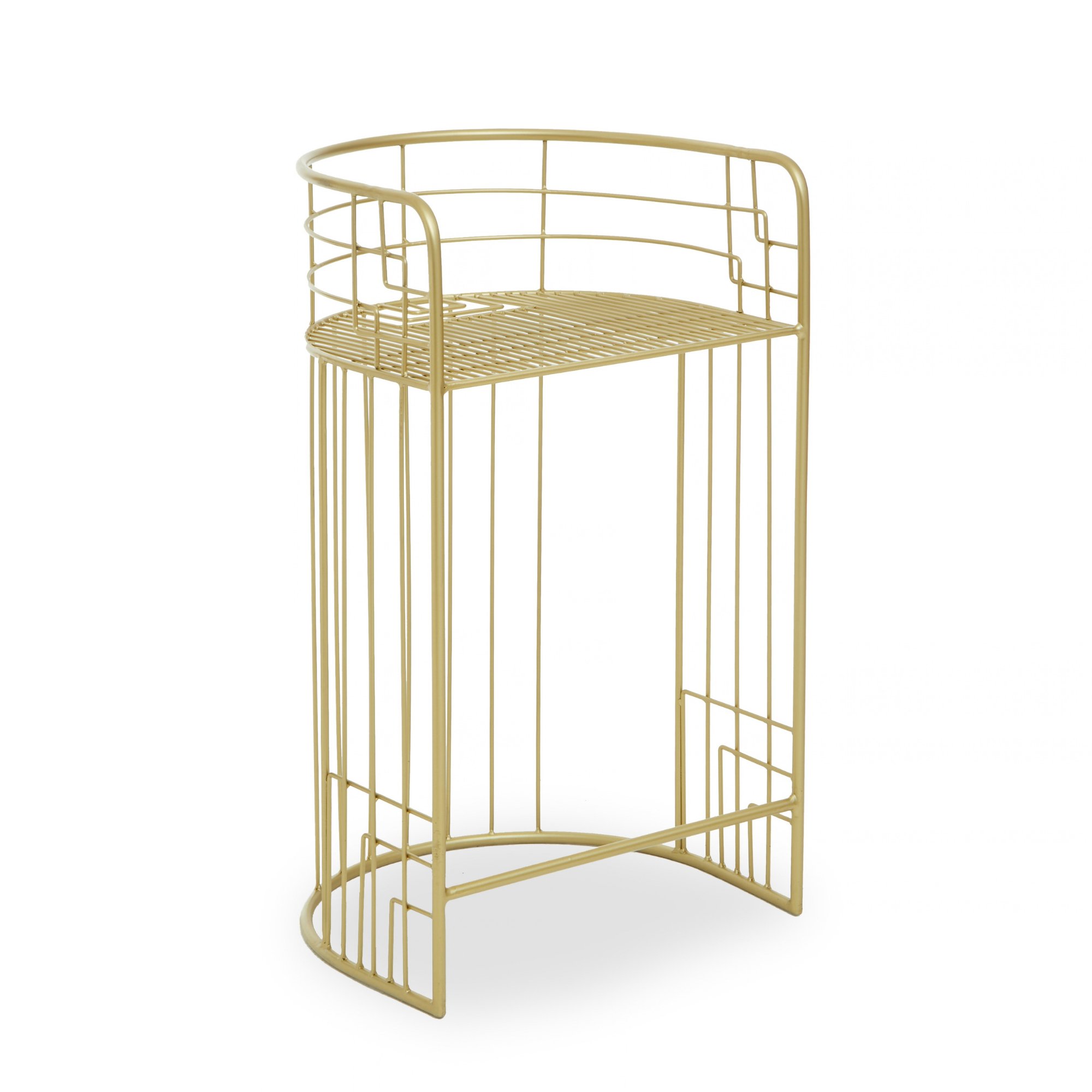 Orsina Rabia Metal Bar Chair – Gold