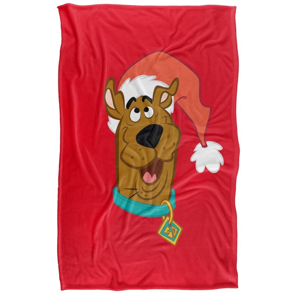 Scooby Doo Santa Hat Soft Touch Blanket - 147cm x 91cm