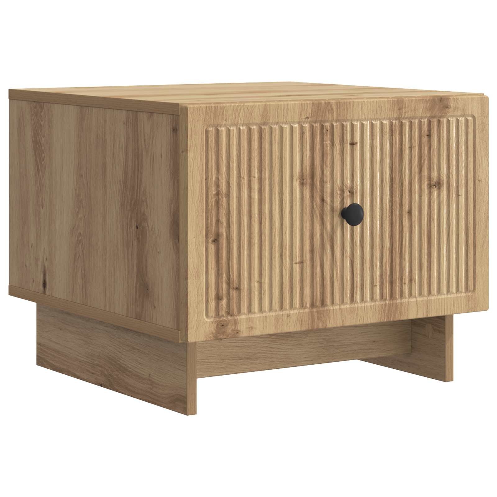 Walplus 1 Drawer Coffee Table - Oak - 49 x 50 x 40 cm