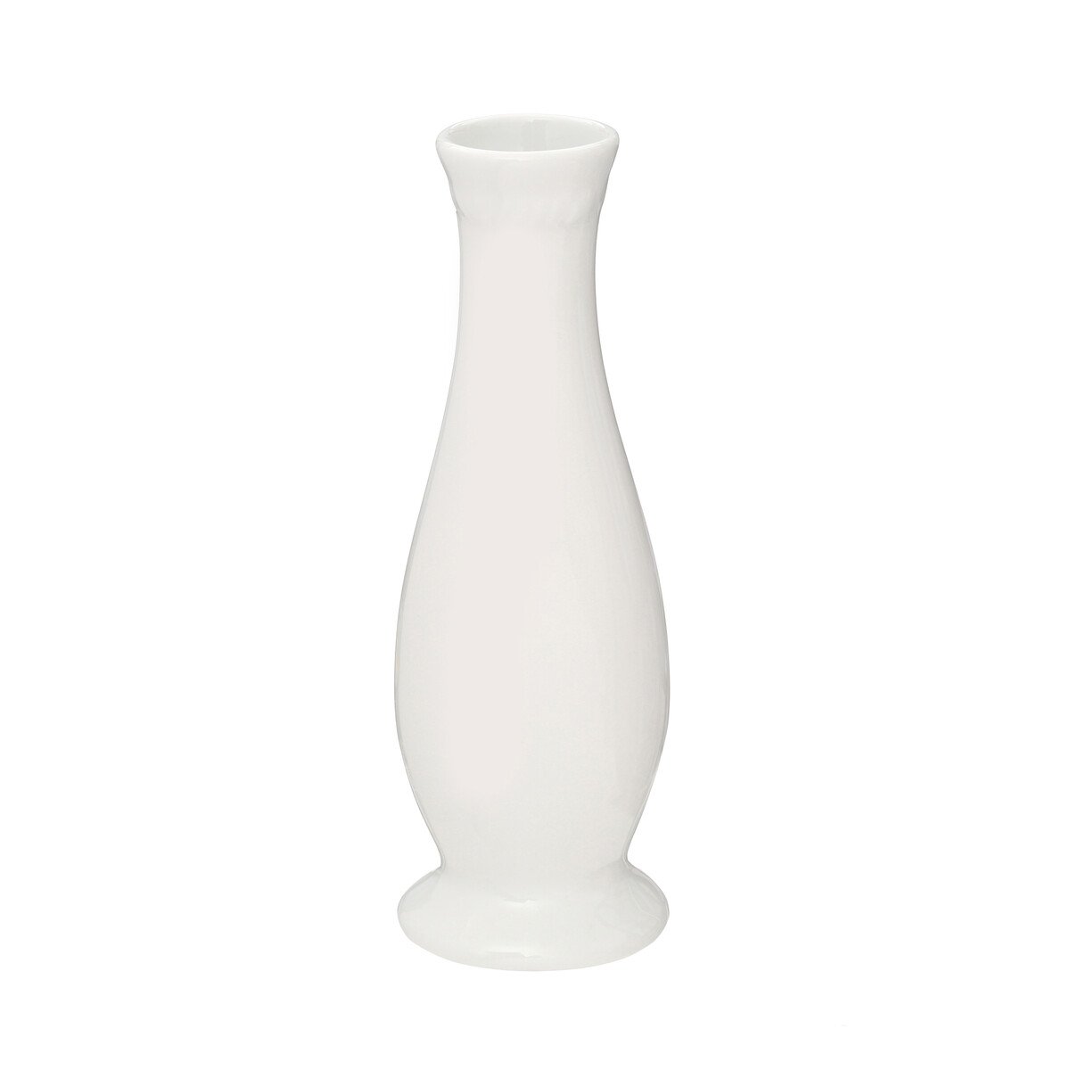 Orsina Embossed Porcelain Vase - White