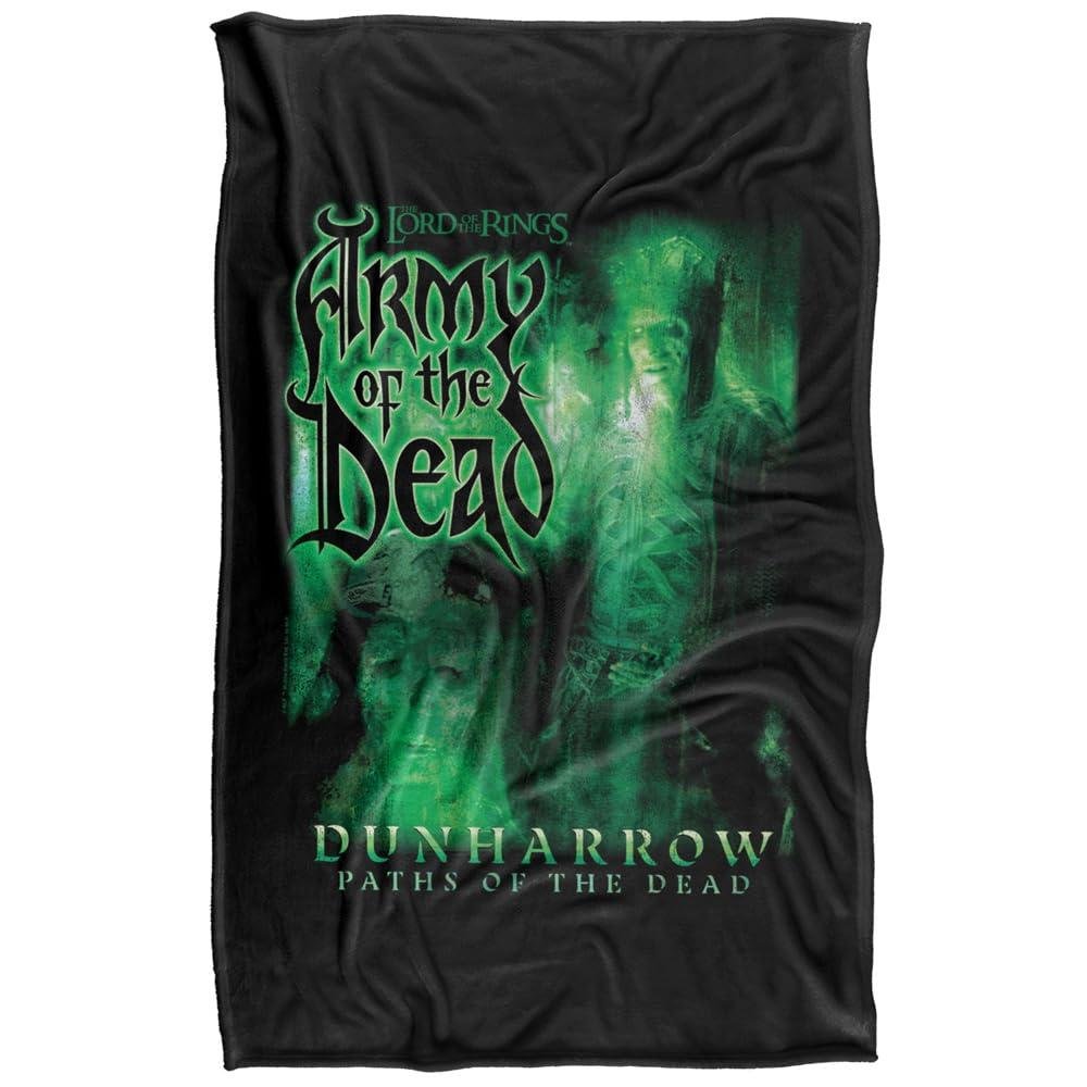 Lord Of The Rings Army Of The Dead Homage Soft Touch Blanket - 152cm x 127cm