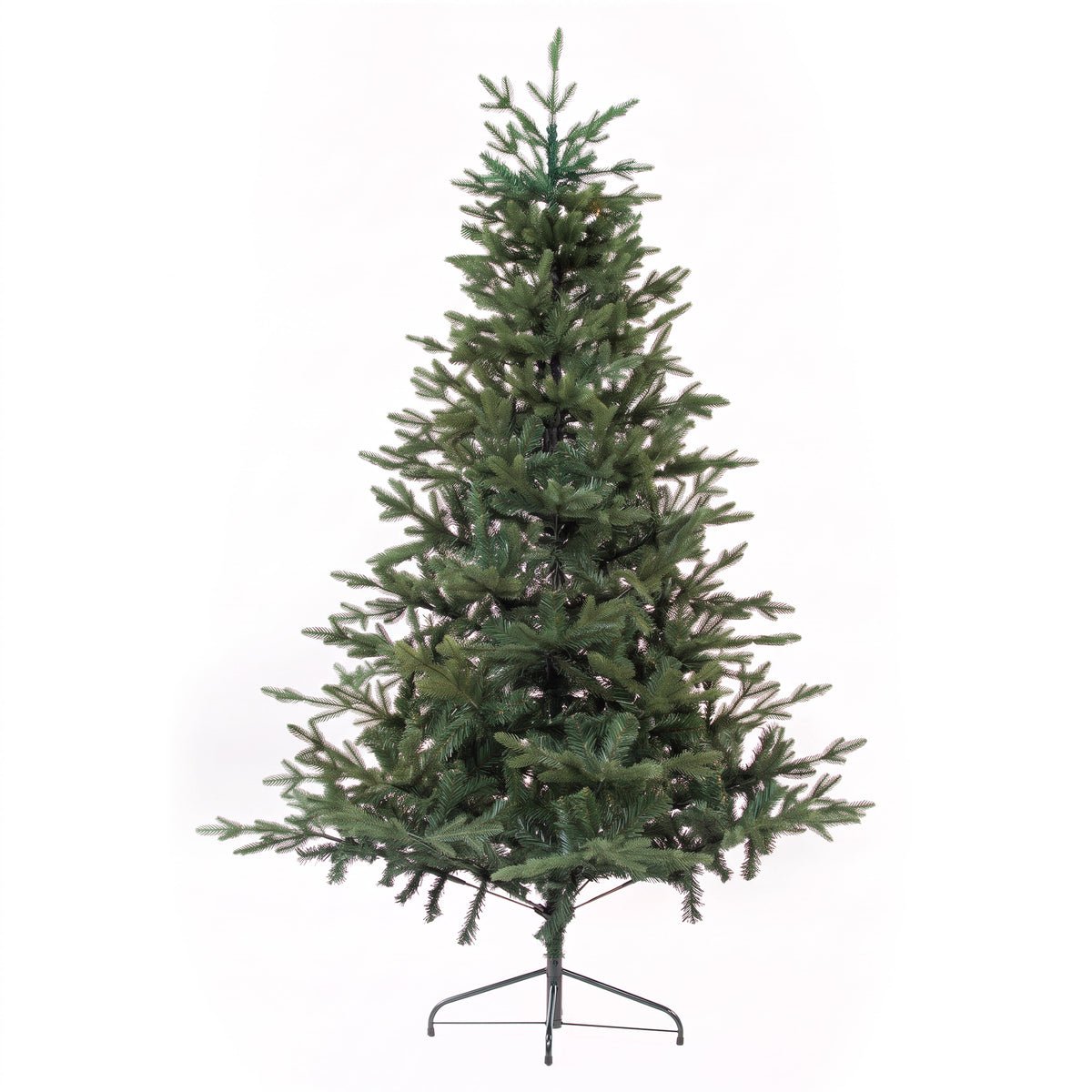 Dellonda 7ft Artificial Hinged Christmas Tree - Green