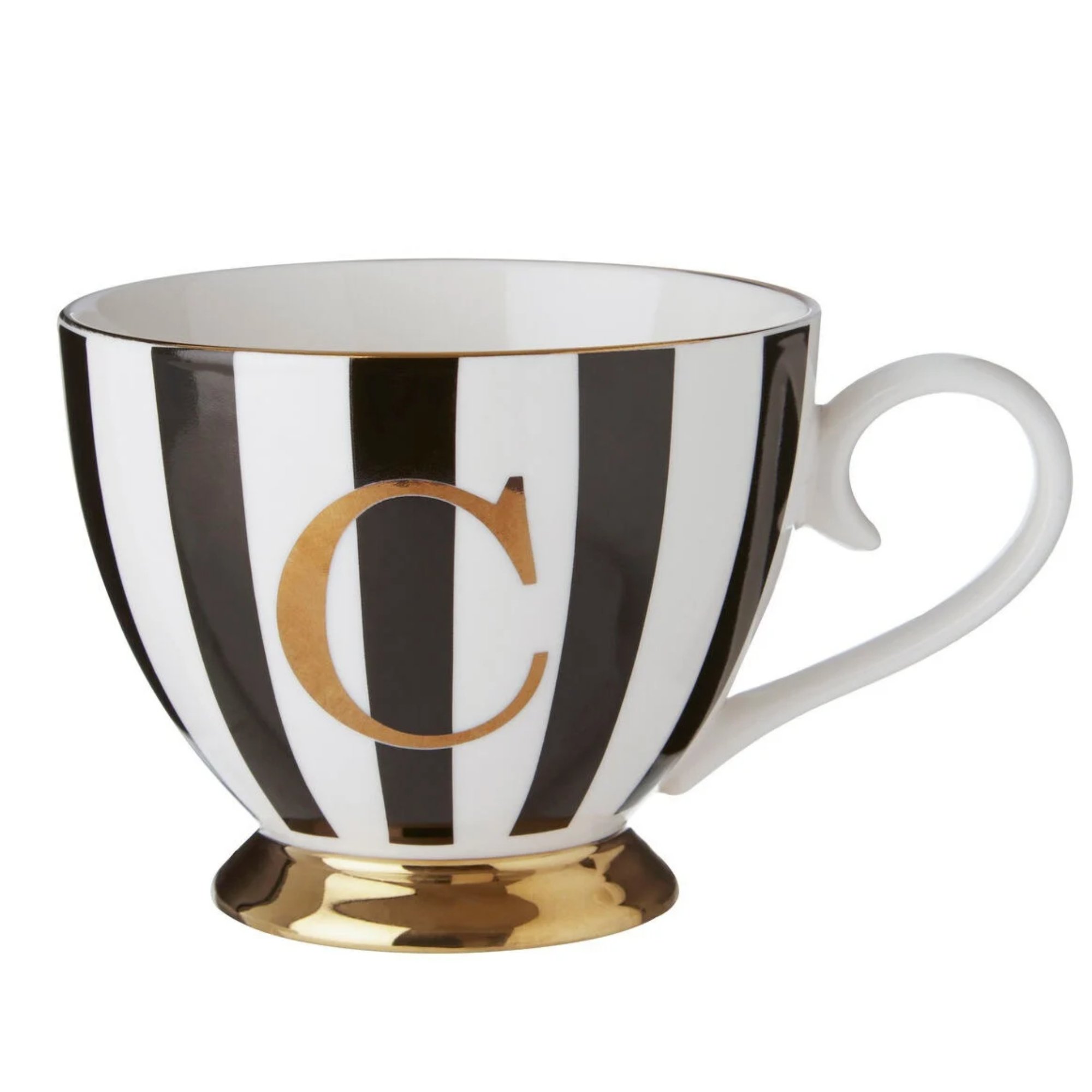 Orsina Duchess C Monogram Mug – Black and White