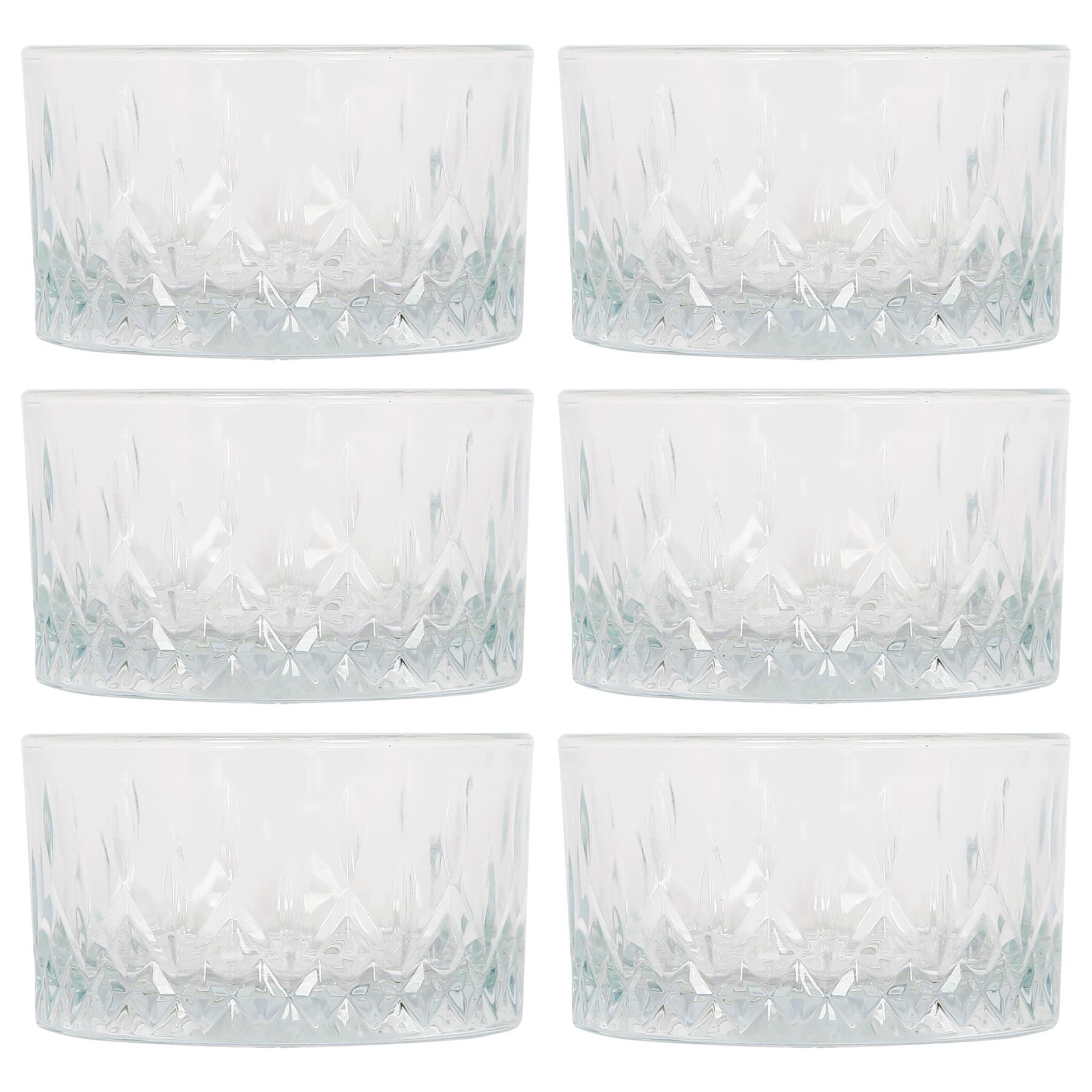 LAV Odin Glass Serving Bowls - Pack of 6