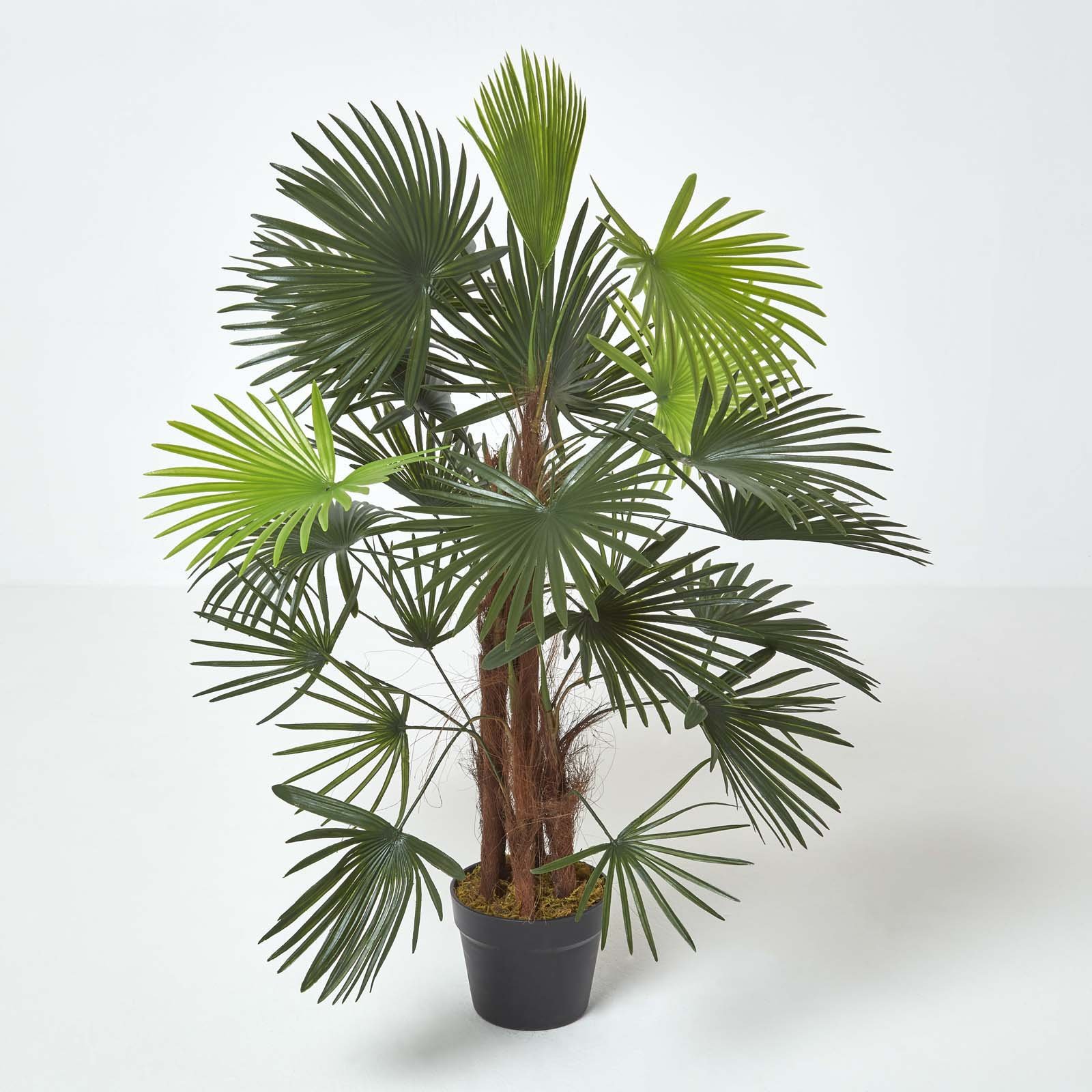 Homescapes Artificial Rhapis 'Lady Palm' Tree with Pot - Green