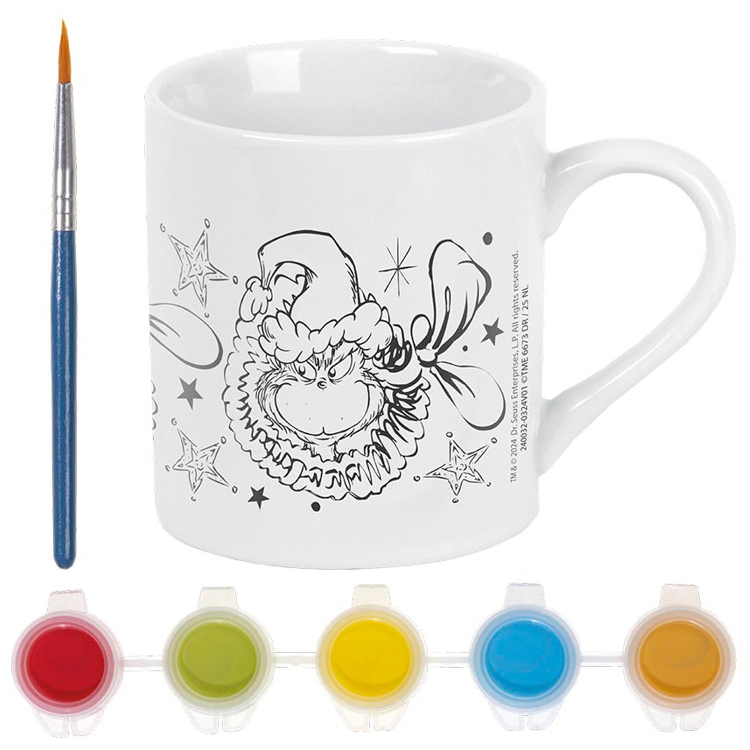 Totum Grinch Paint Your Own Mug Craft Activity Set