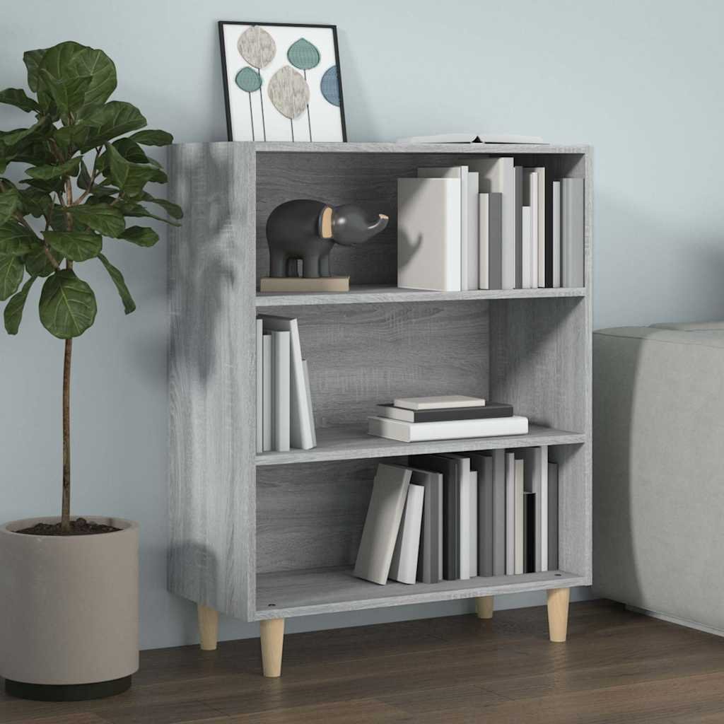 Walplus Engineered Wood Sideboard - Grey Sonoma - 69.5 x 32.5 x 90 cm
