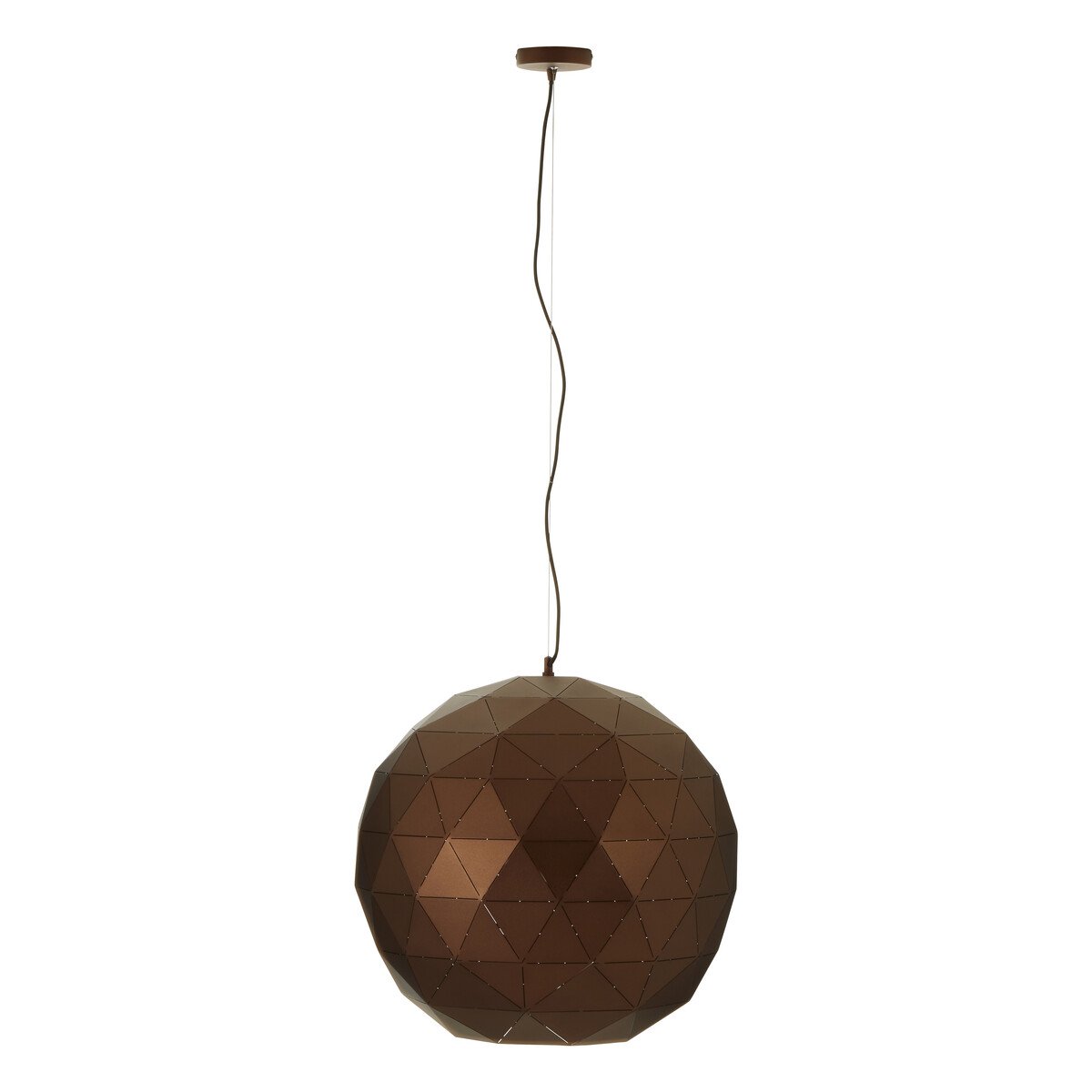 Orsina Mateo Large Geometric Pendant Light - Coffee Finish