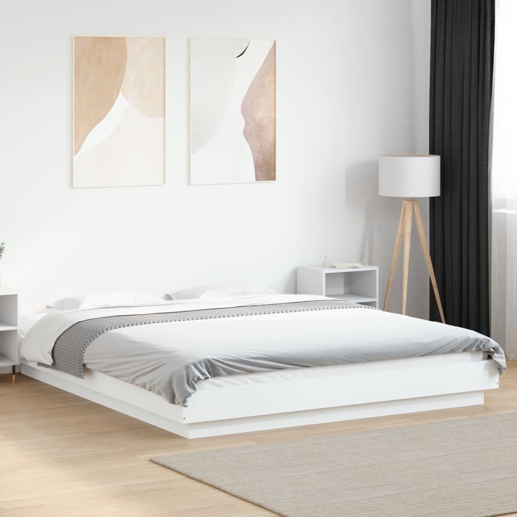 Walplus Solid Pine Single Headboard Bed Frame Tall Unit - Brown