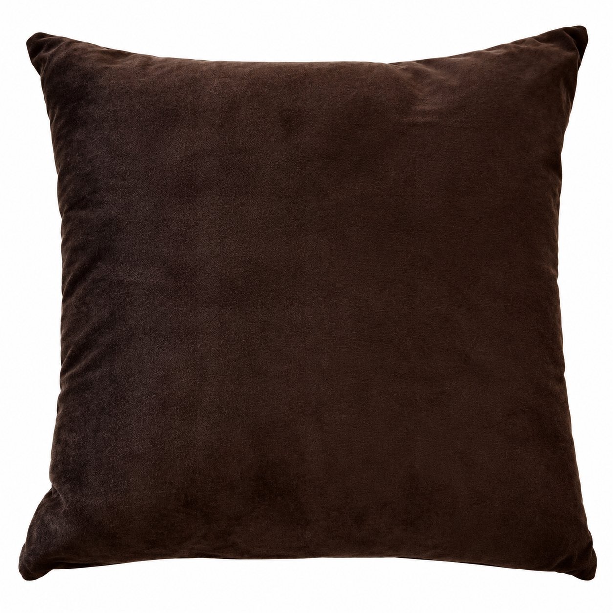 New Edge Blinds Matte Velvet Dark Brown Cushion Cover - 43 x 43cm