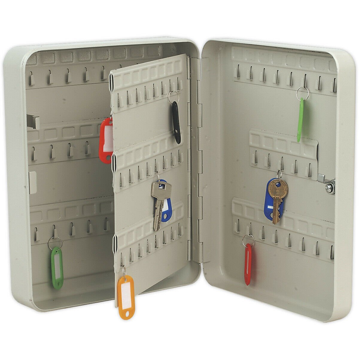 Loops Direct Metal 4-Digit Key Safe Box - Weather Resistant