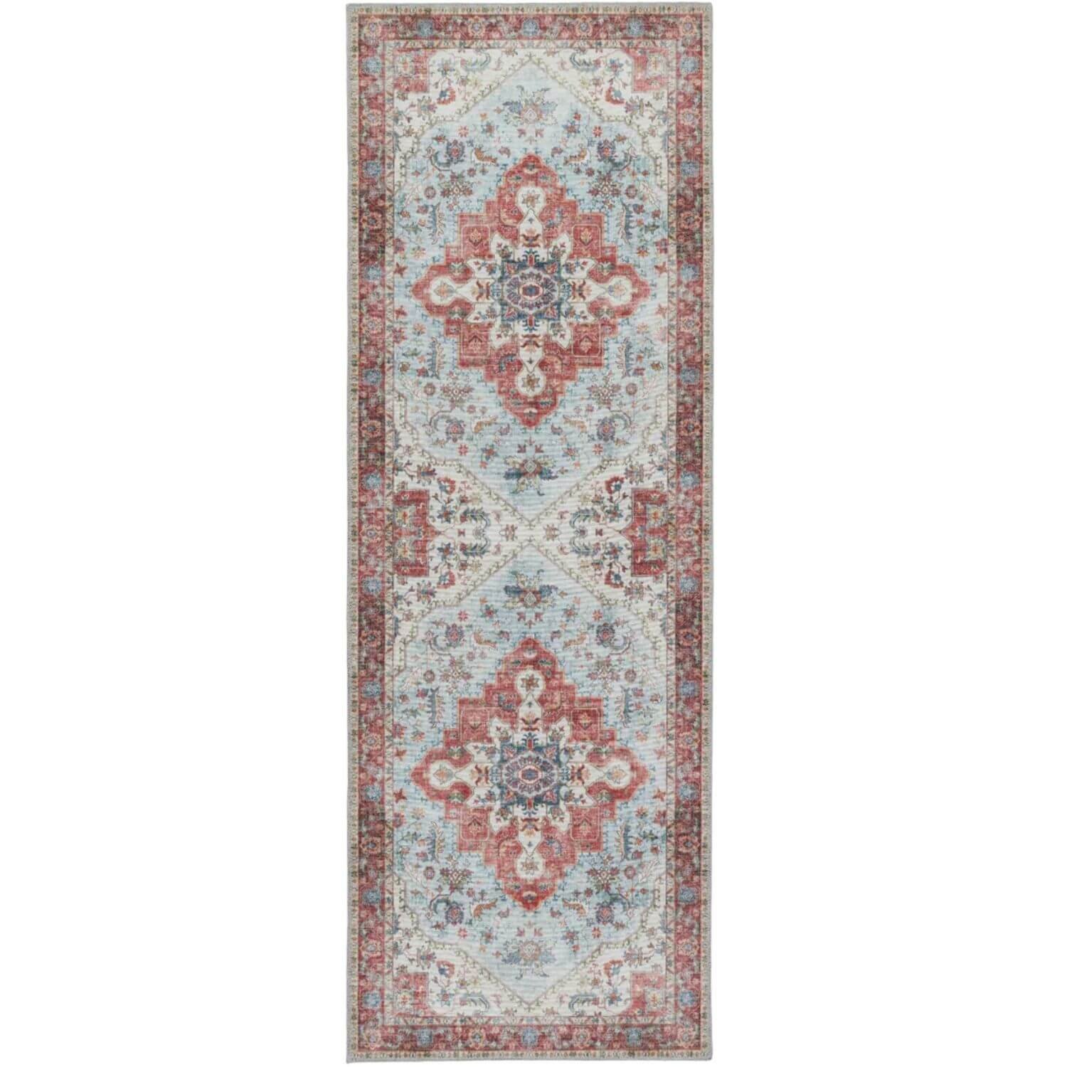 The Rugs Red Origins Vintage Runner Rug - 67 x 200cm