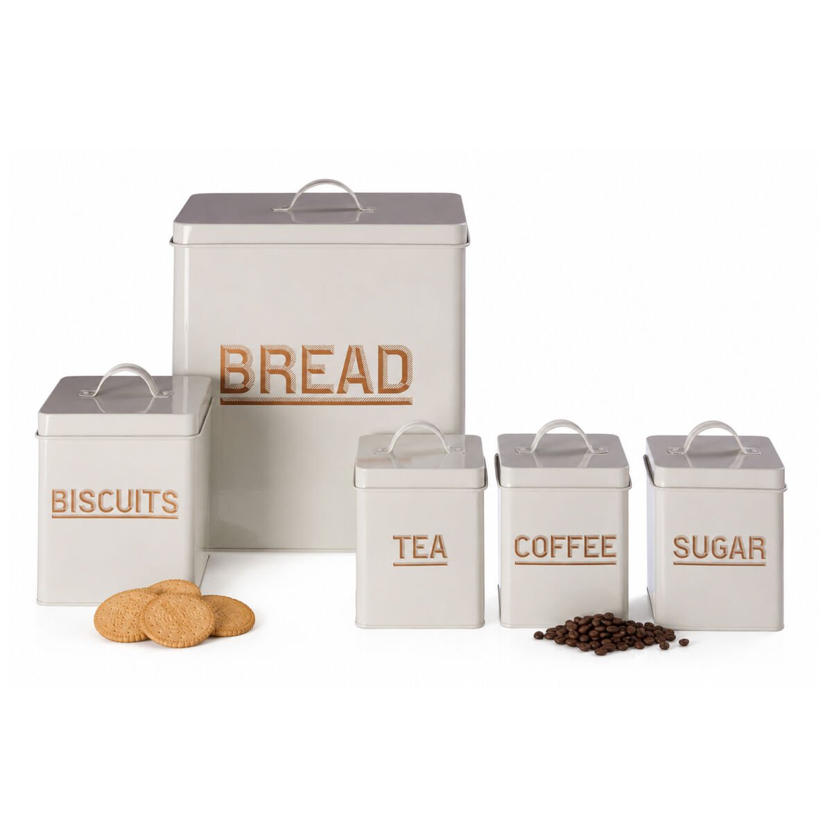 Orsina Easton 5 Piece Kitchen Storage Set – Grey