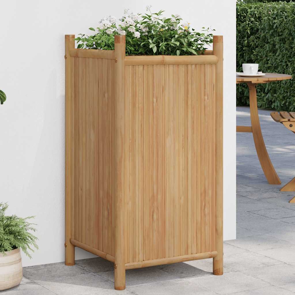 Walplus Bamboo Garden Planter - 40 x 40 x 80 cm