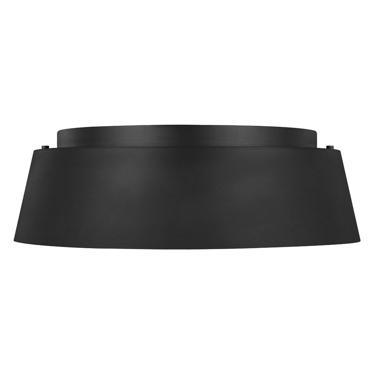 Elstead Asher Flush Ceiling Light - Midnight Black