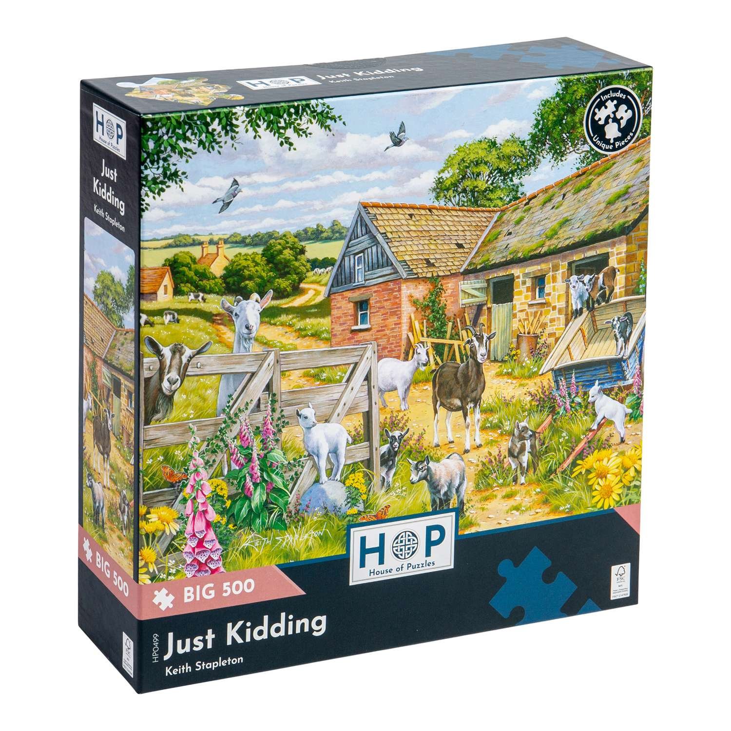The House of Puzzles Just Kidding BIG 500 Puzzle 3 Years +