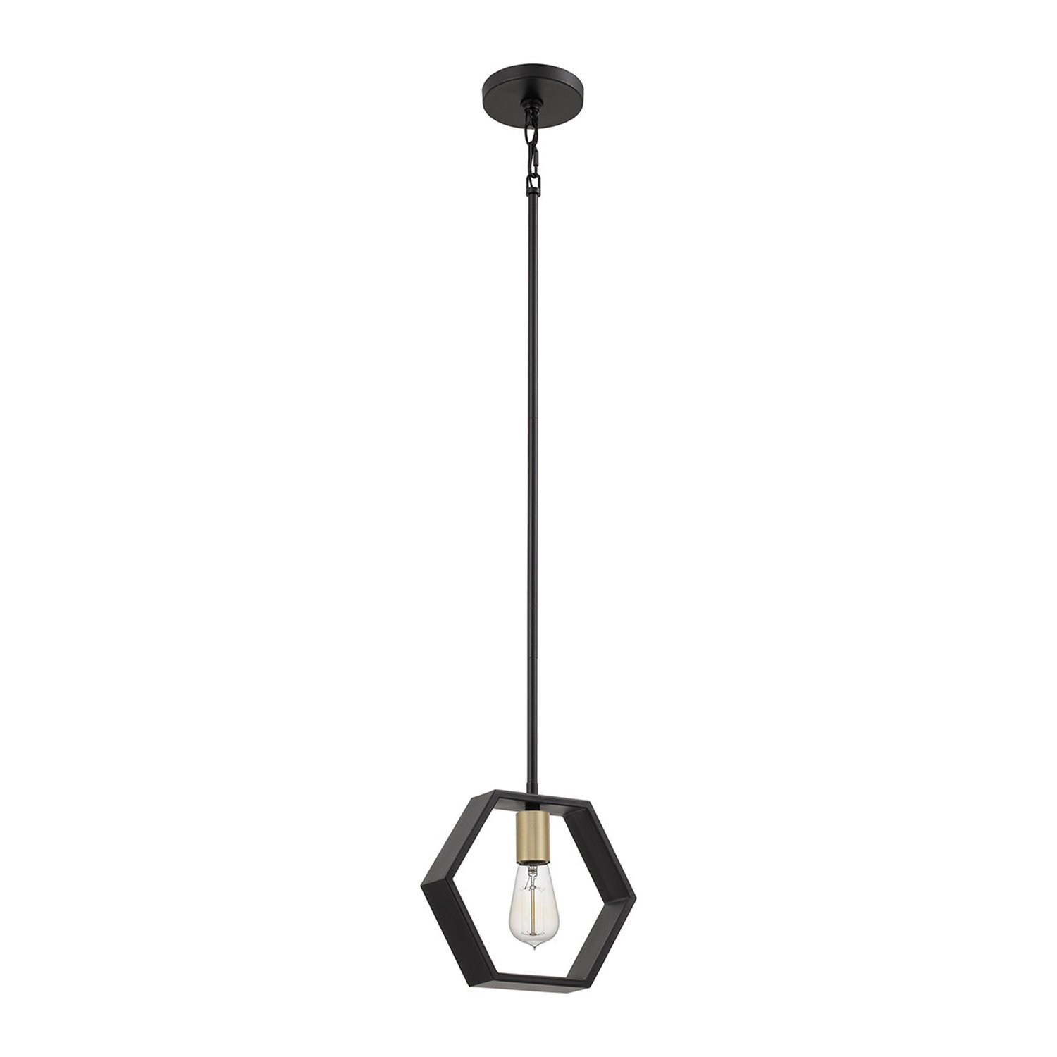 Elstead Quoizel Pendant Light - Earth Black