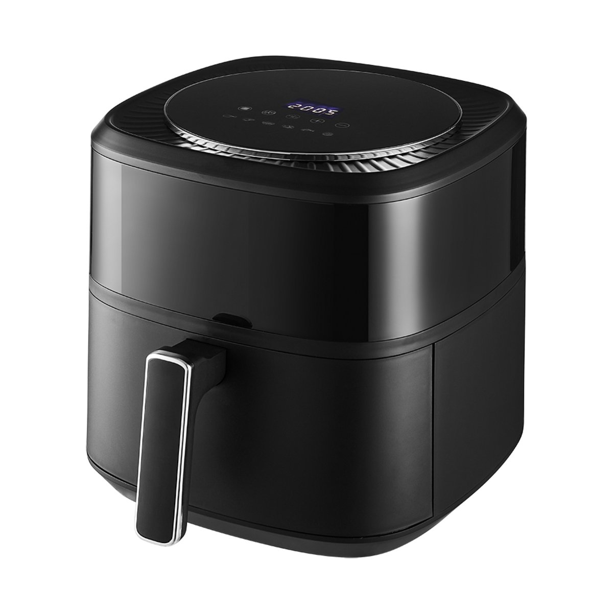 Living and Home 6L Air Fryer with Smart Touch Display - Black