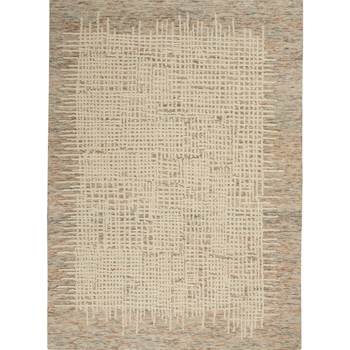 Mega Flooring Beige Handmade Abstract Rug - 114 x 175cm