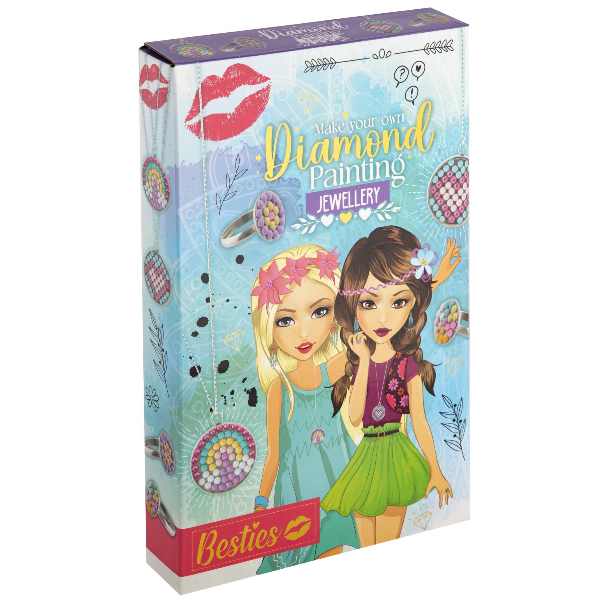Totum Besties Diamond Painting Jewellery Craft Set