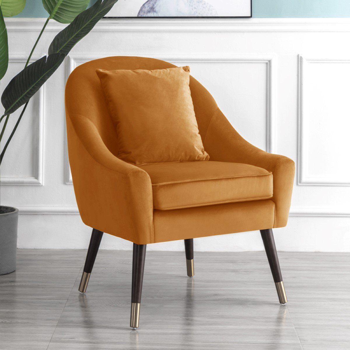 Artemis Home Octavia Accent Chair - Orange