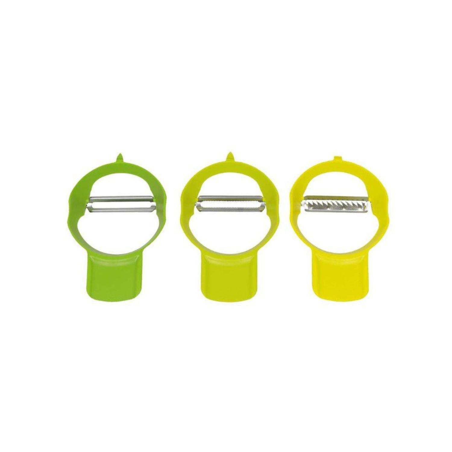 Calitek 3 Piece Nesting Peeler Set - Multi