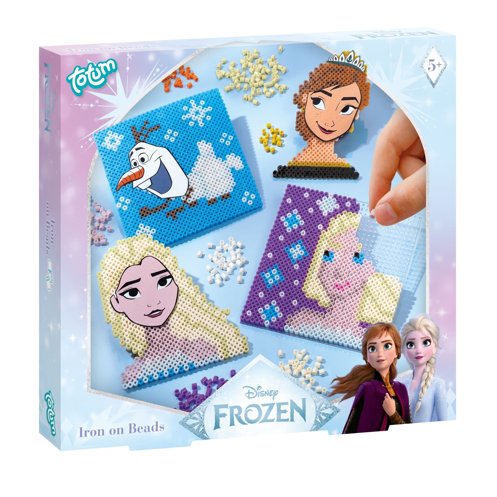 Totum Disney Frozen Iron on Beads 2 Square Pegboards