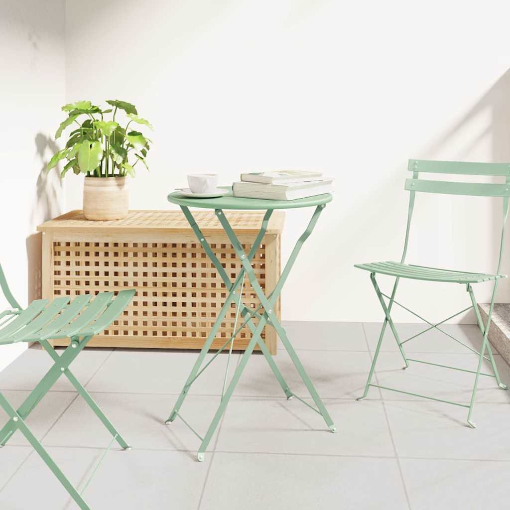 Walplus Metal Table - Mint - 50 x 50 x 71 cm