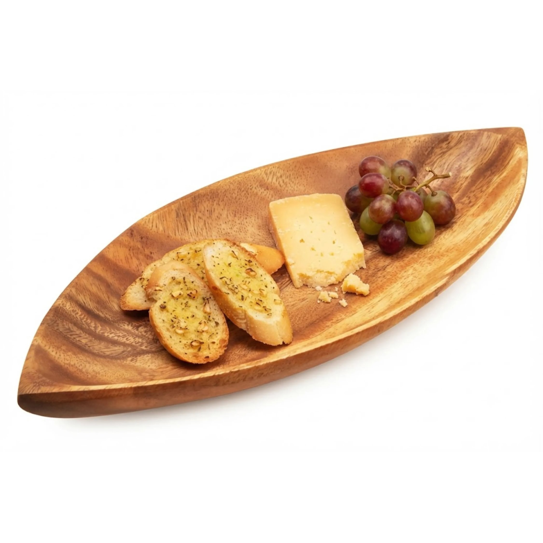 Orsina Kora Acacia Large Leaf Platter - Natural