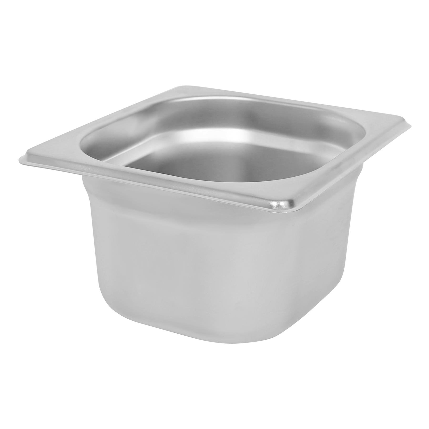 Argon Tableware Stainless Steel Gastronorm Container 1/6 - 1.5L