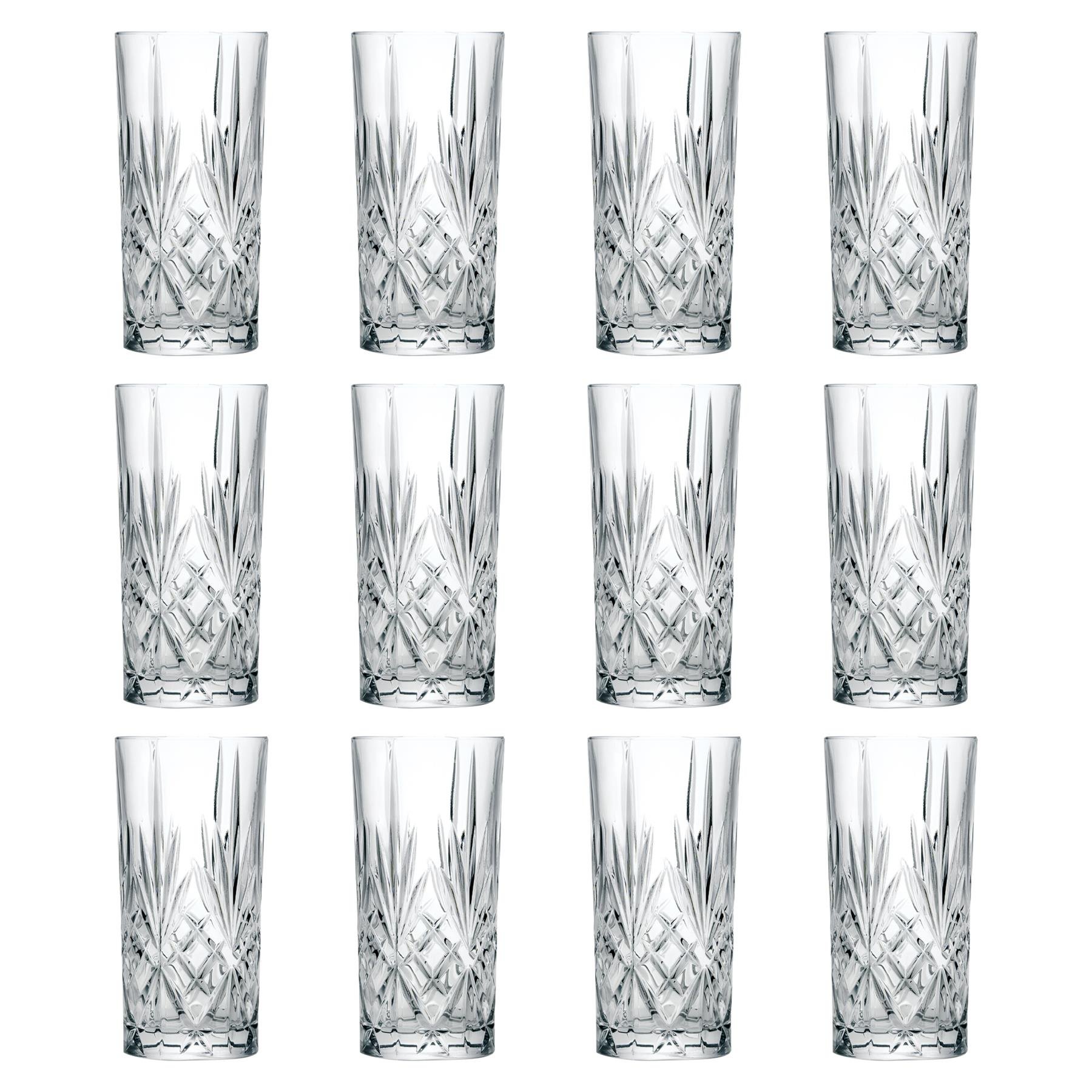 RCR Crystal Melodia Highball Glasses 360ml - Pack of 12