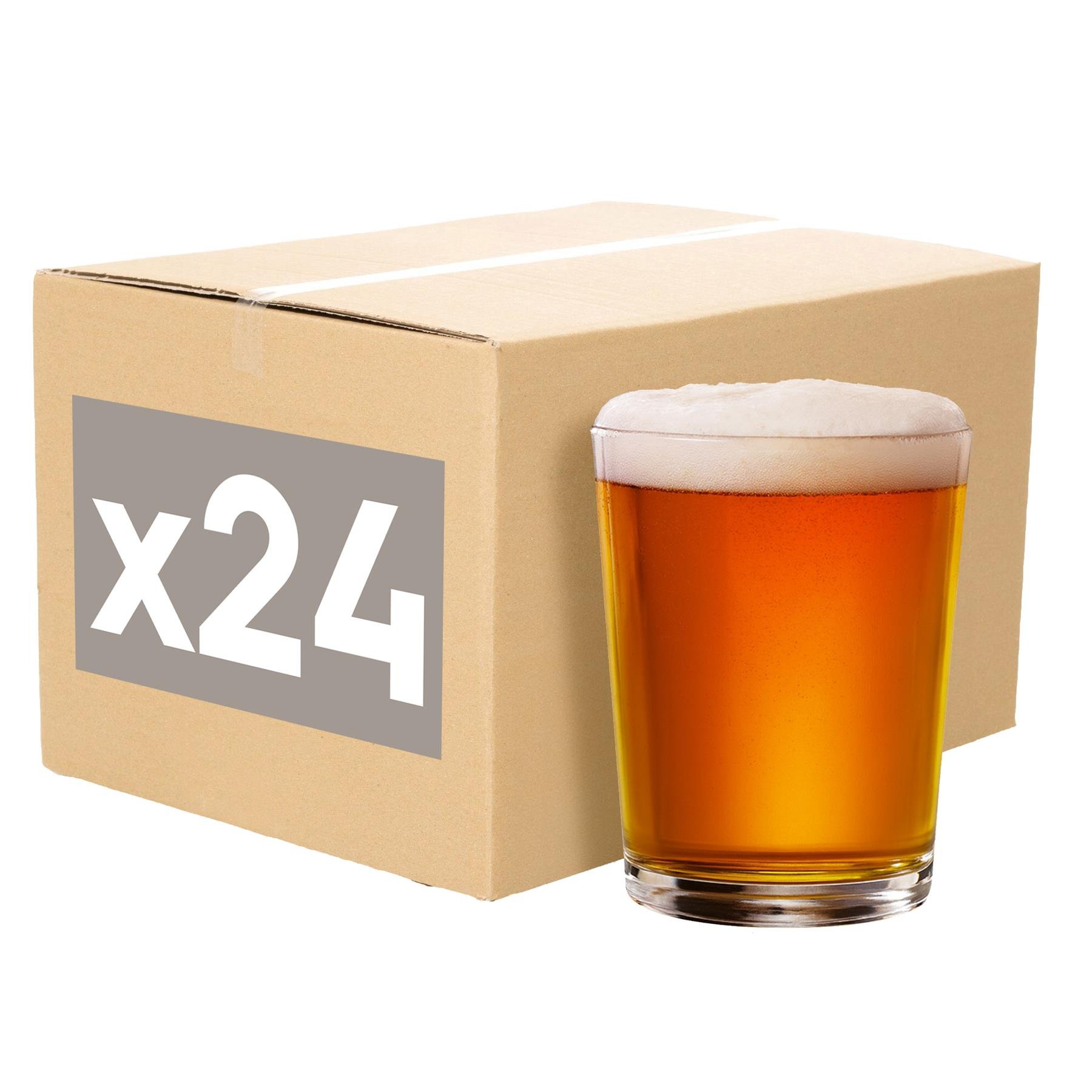 Argon Tableware Islington Pint Beer Glasses - Pack of 24