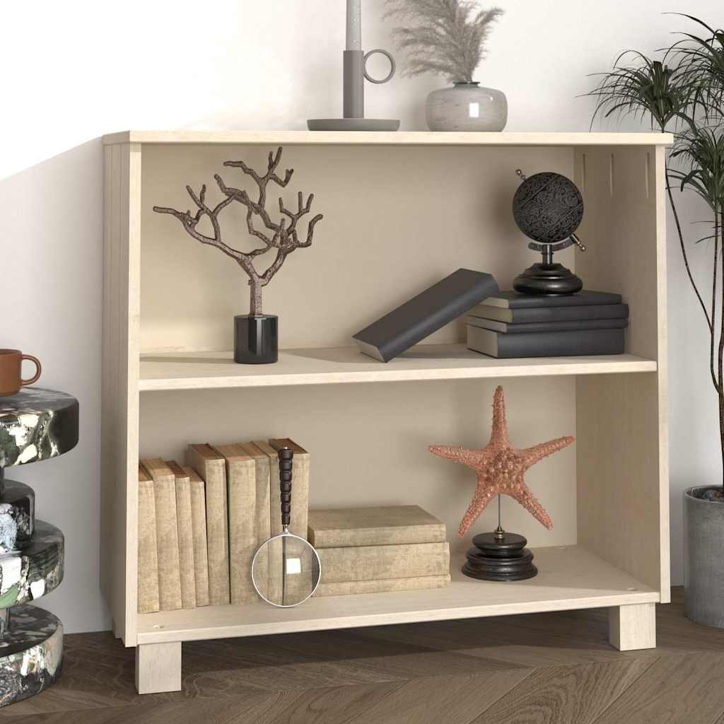 Walplus Solid Pine Wood HAMAR Sideboard - Honey Brown - 85 x 35 x 80 cm