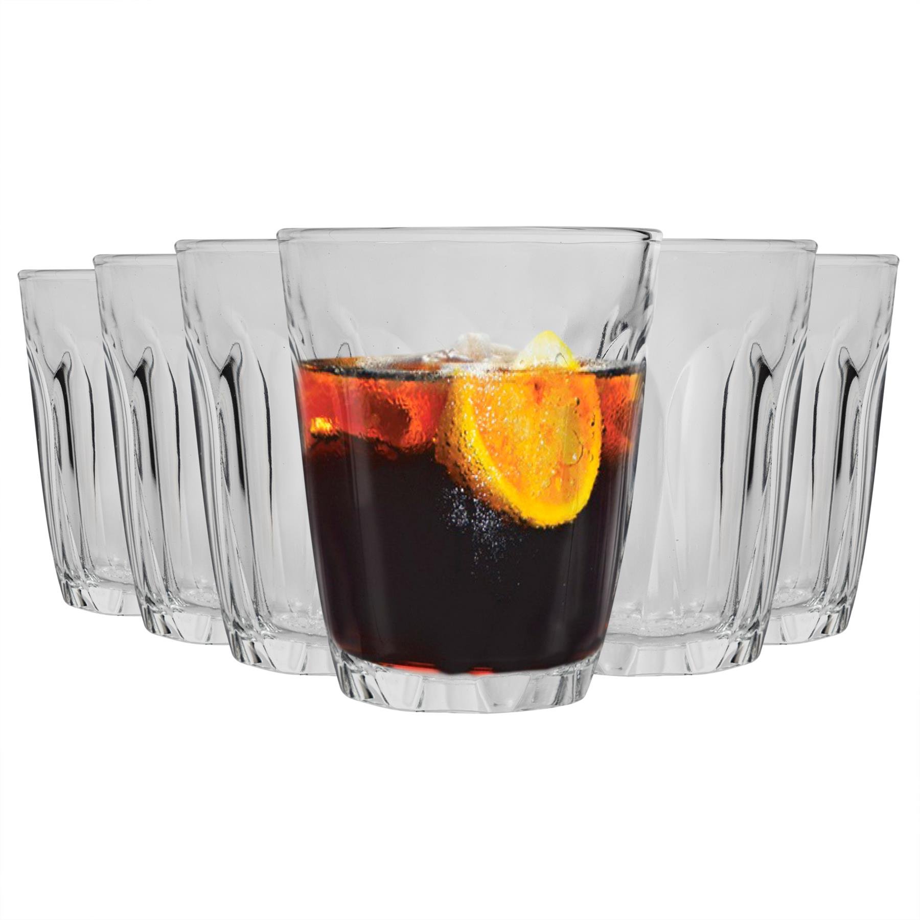 Duralex Provence 130ml Drinking Glass Tumblers - Pack of 6