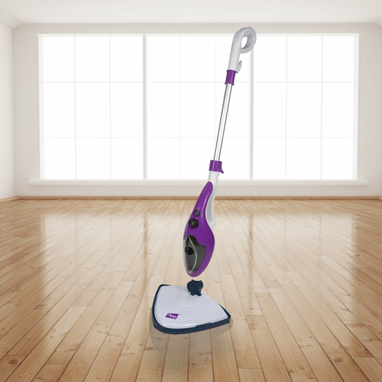 Neo 10 in 1 1500W Hot Steam Mop Cleaner and Hand Steamer - Purple
