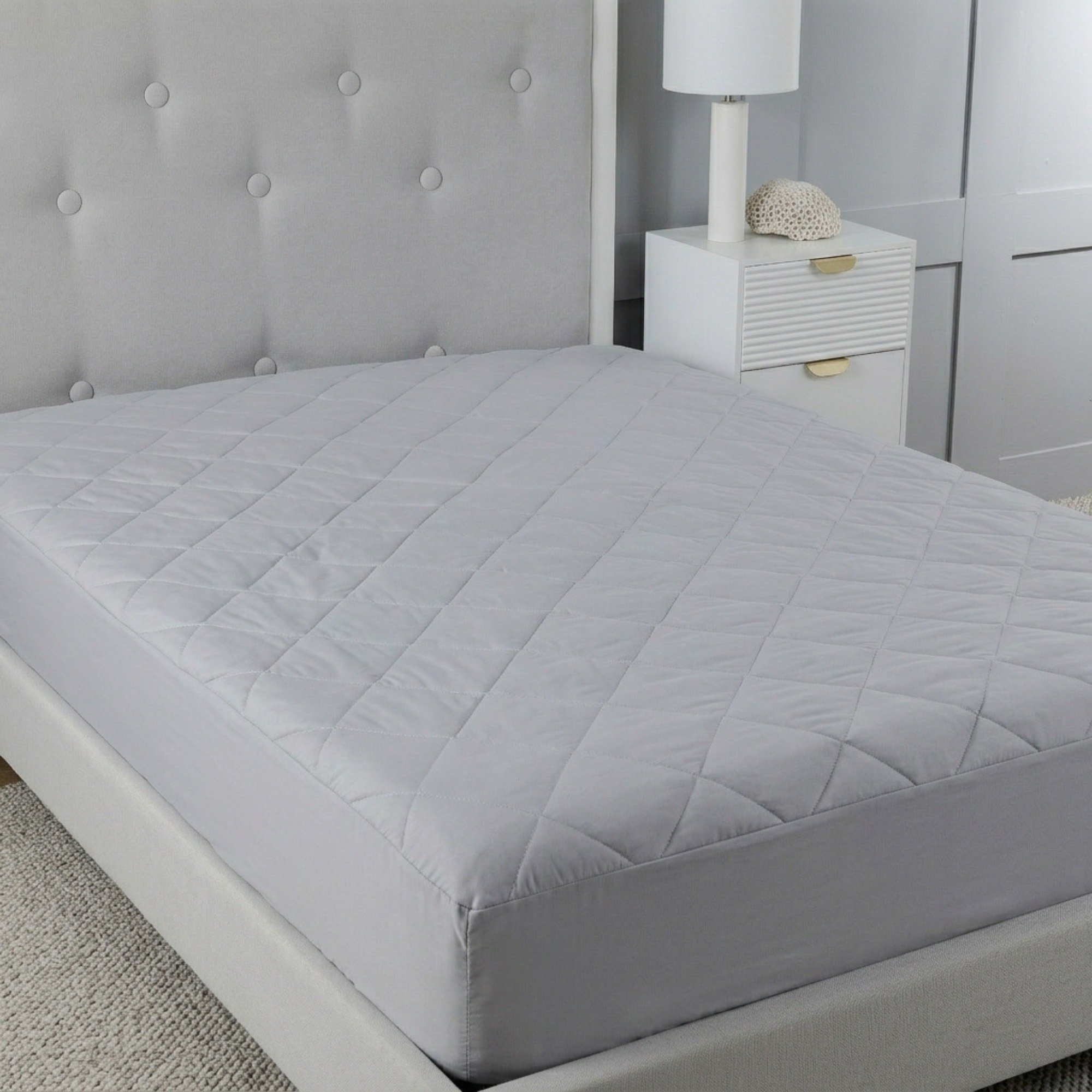 Snug City Soft Touch Waterproof Quilted Mattress Protector - Single