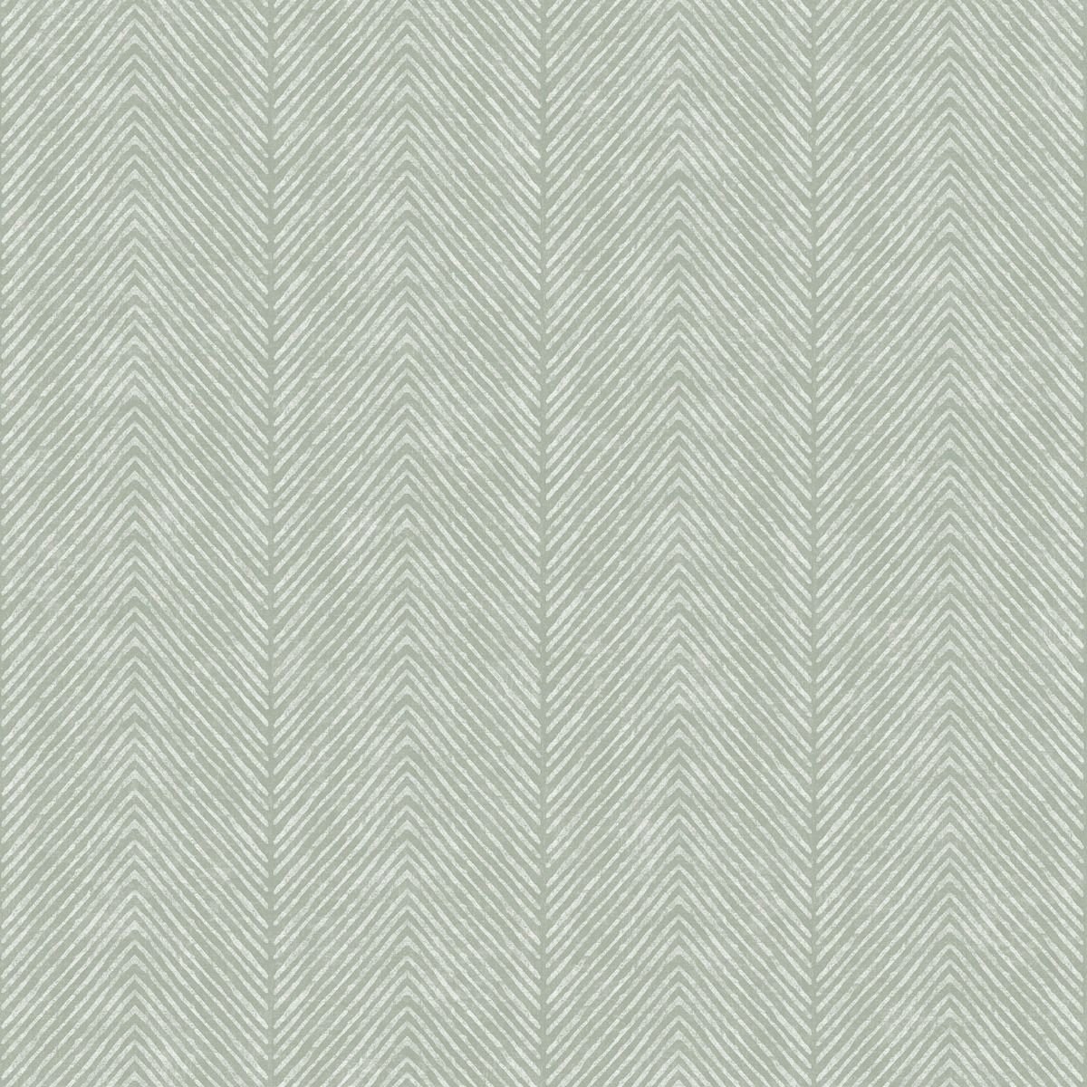 World Of Wallpaper Herringbone Wallpaper - Sage Green