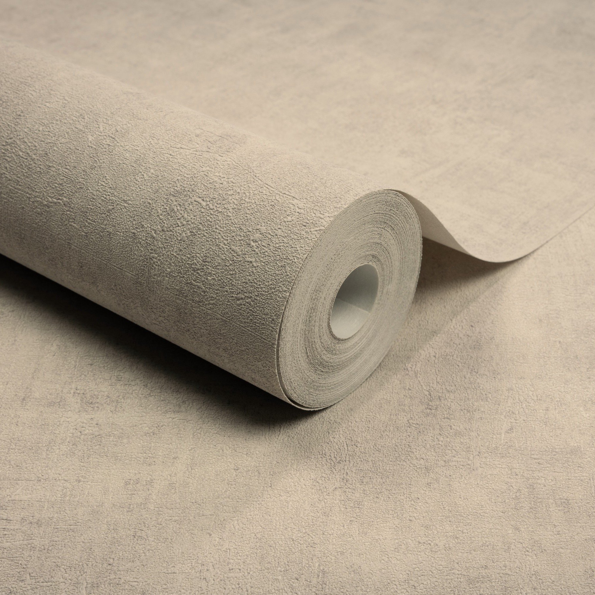 Grandeco Annabella Distressed Plaster Textured Wallpaper - Beige