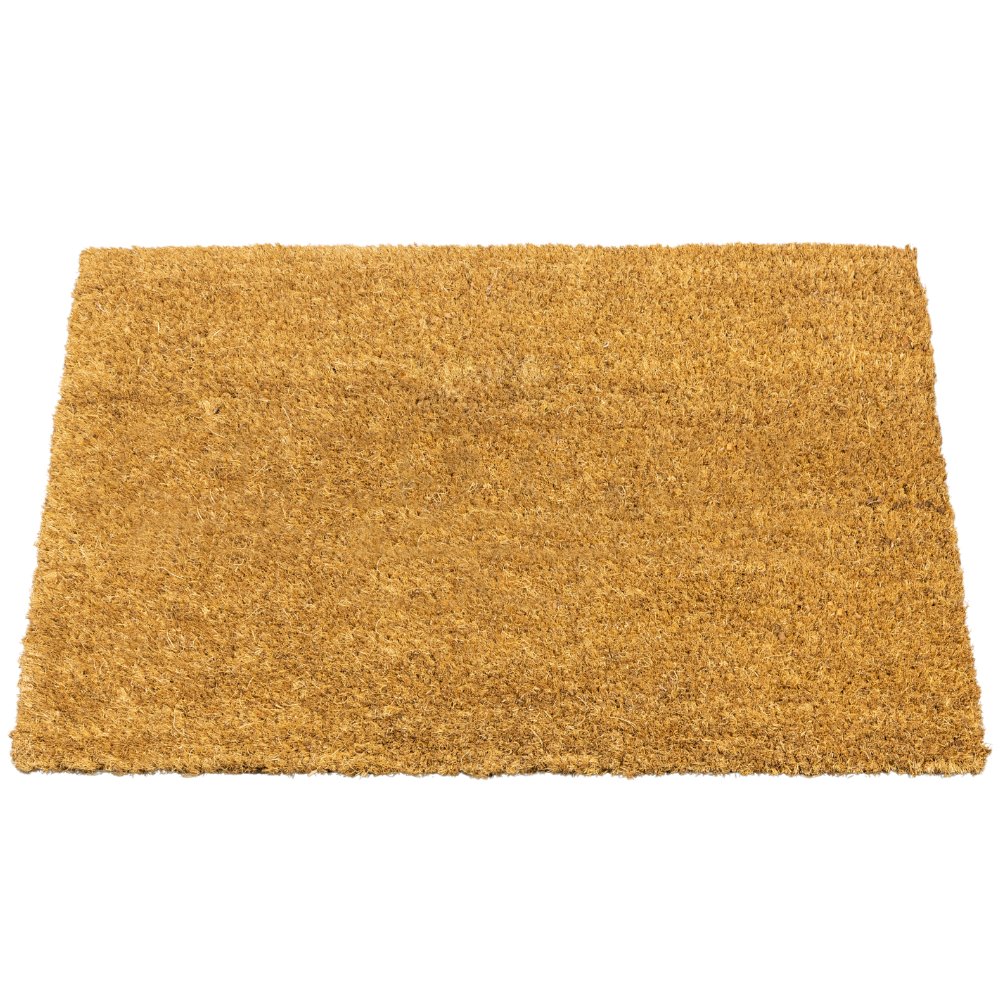 Ark Mat Beige 17mm Heavy Duty Non-Slip Coir Door Mat - 1m x 0.75m