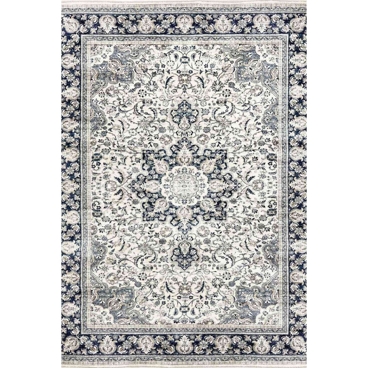 The Rugs Grey Classical Heritage Steel Rug - 160 x 230cm