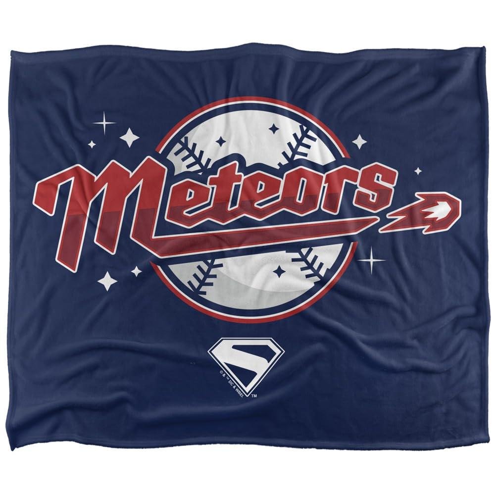 Superman Meteors 2025 Soft Touch Logo Blanket - 127cm x 152cm