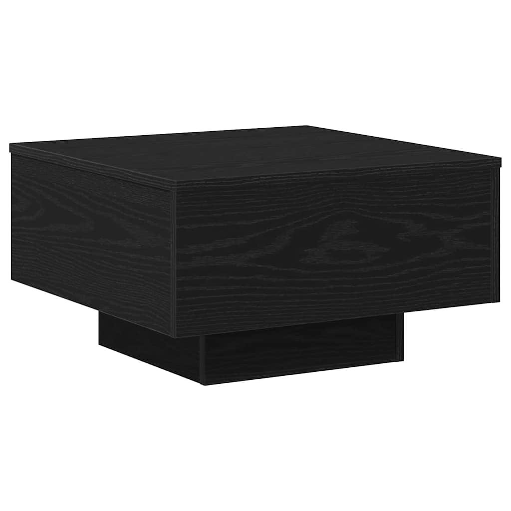 Walplus Coffee Table - Black Oak - 55 x 55 x 31 cm