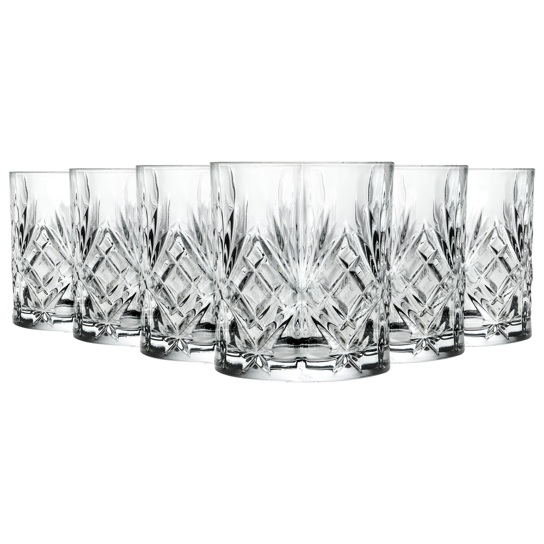 RCR Crystal Melodia Whisky Glasses 340ml - Pack of 6