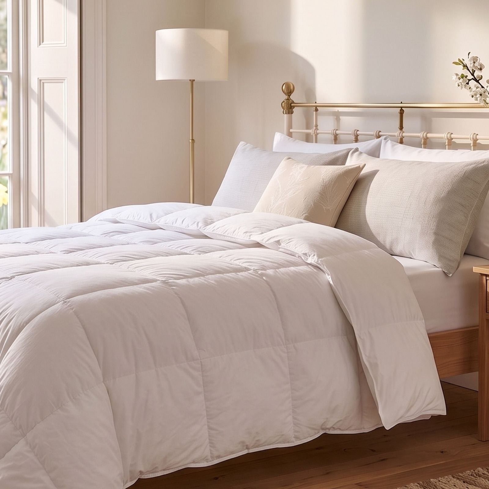 Homescapes Luxury 60% Duck Down 9 Tog Duvet - Super King