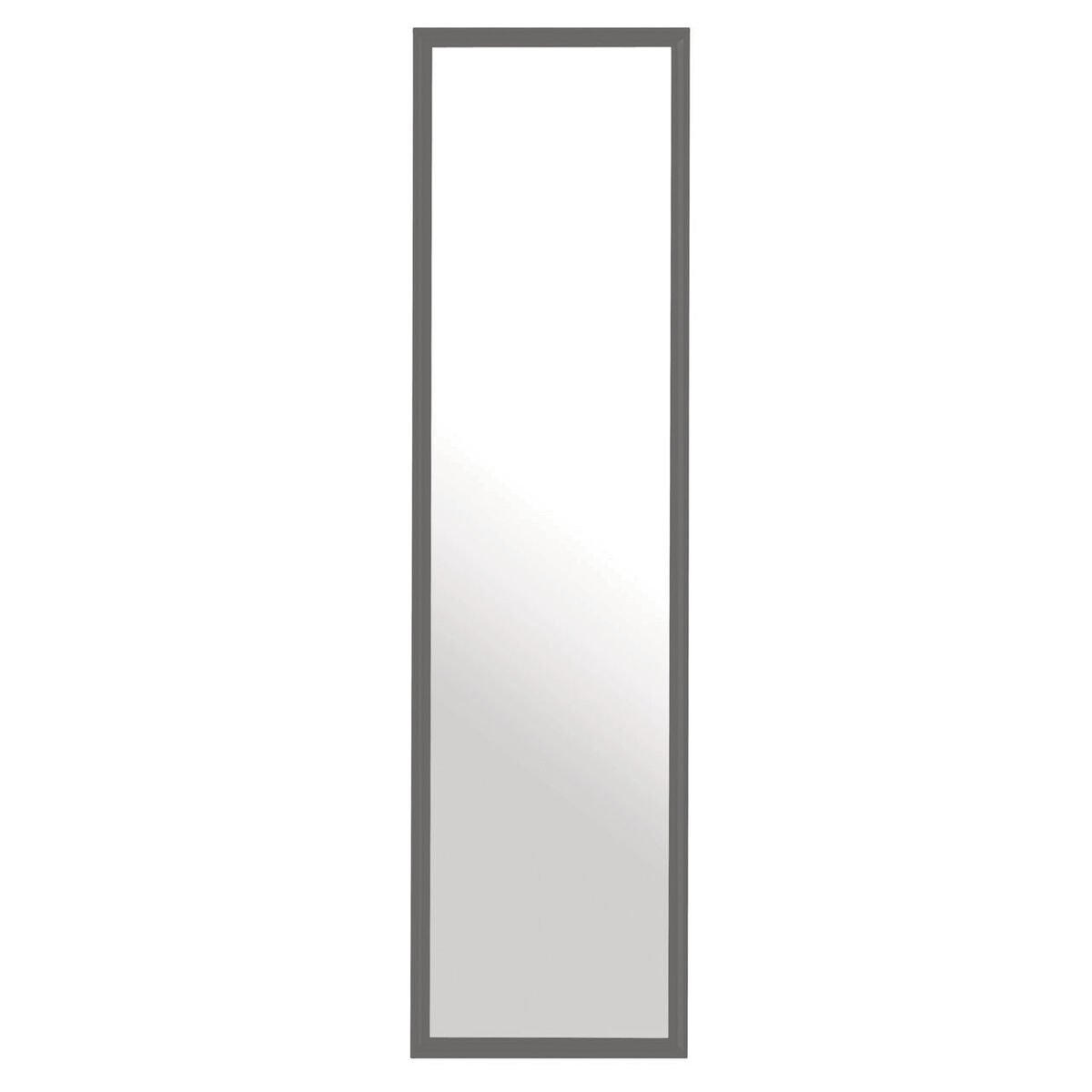 Orsina Mize Over Door Plastic Frame Mirror - Grey