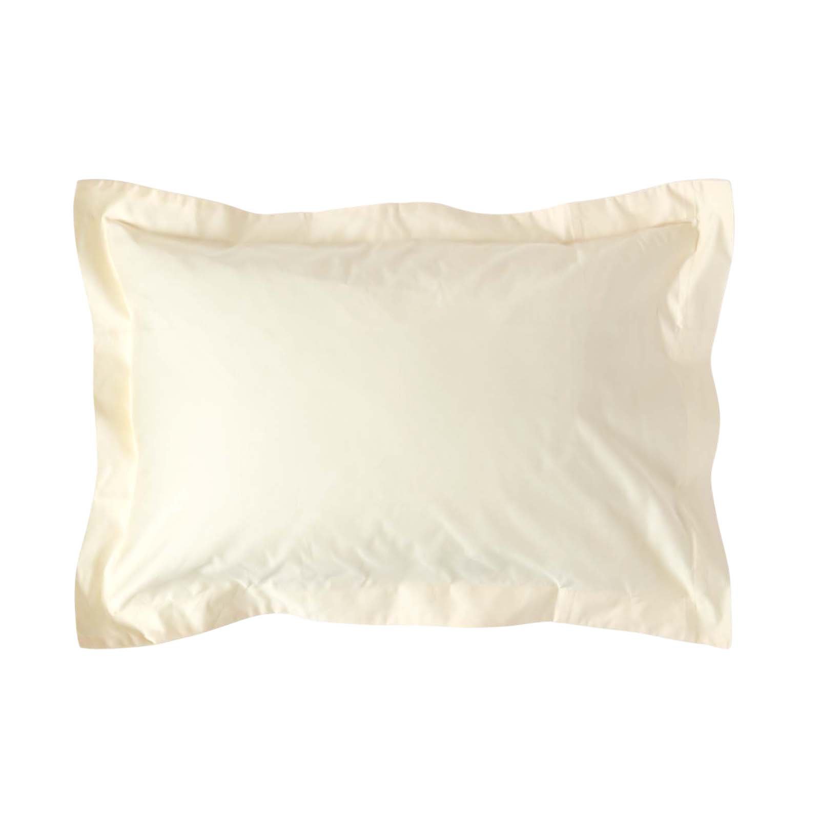 Homescapes Egyptian Cotton Sateen Oxford Pillowcase - Cream
