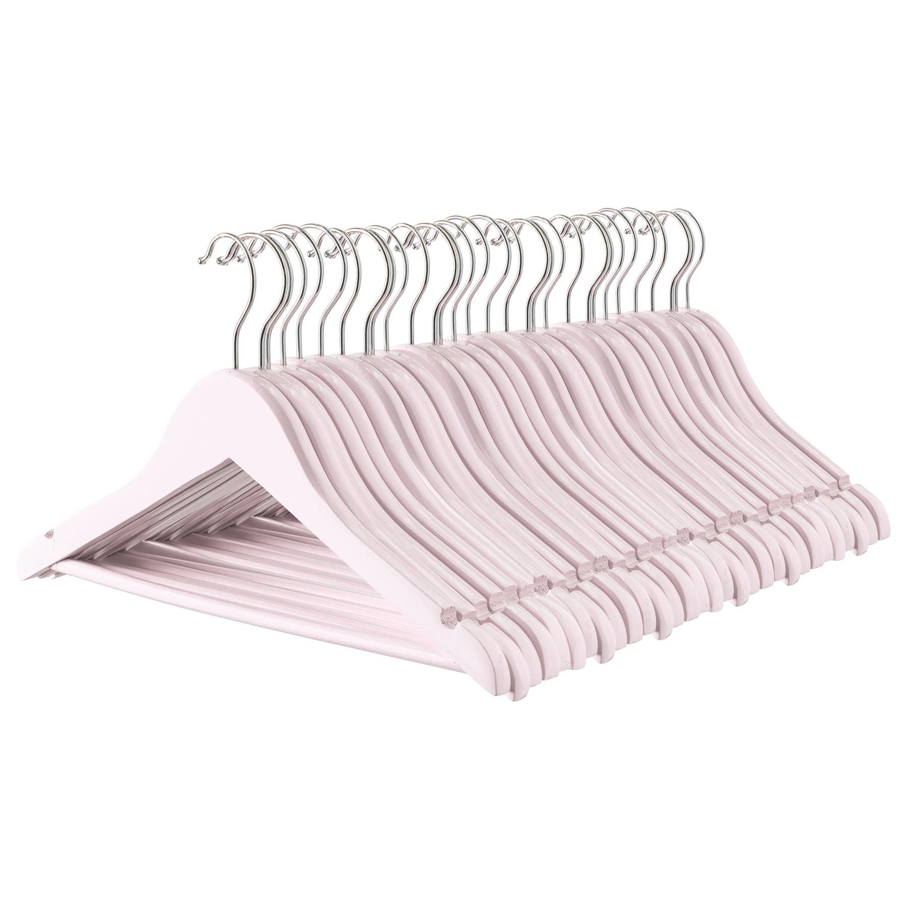 Harbour Housewares Wooden Children's Coat Hangers - Pack of 30