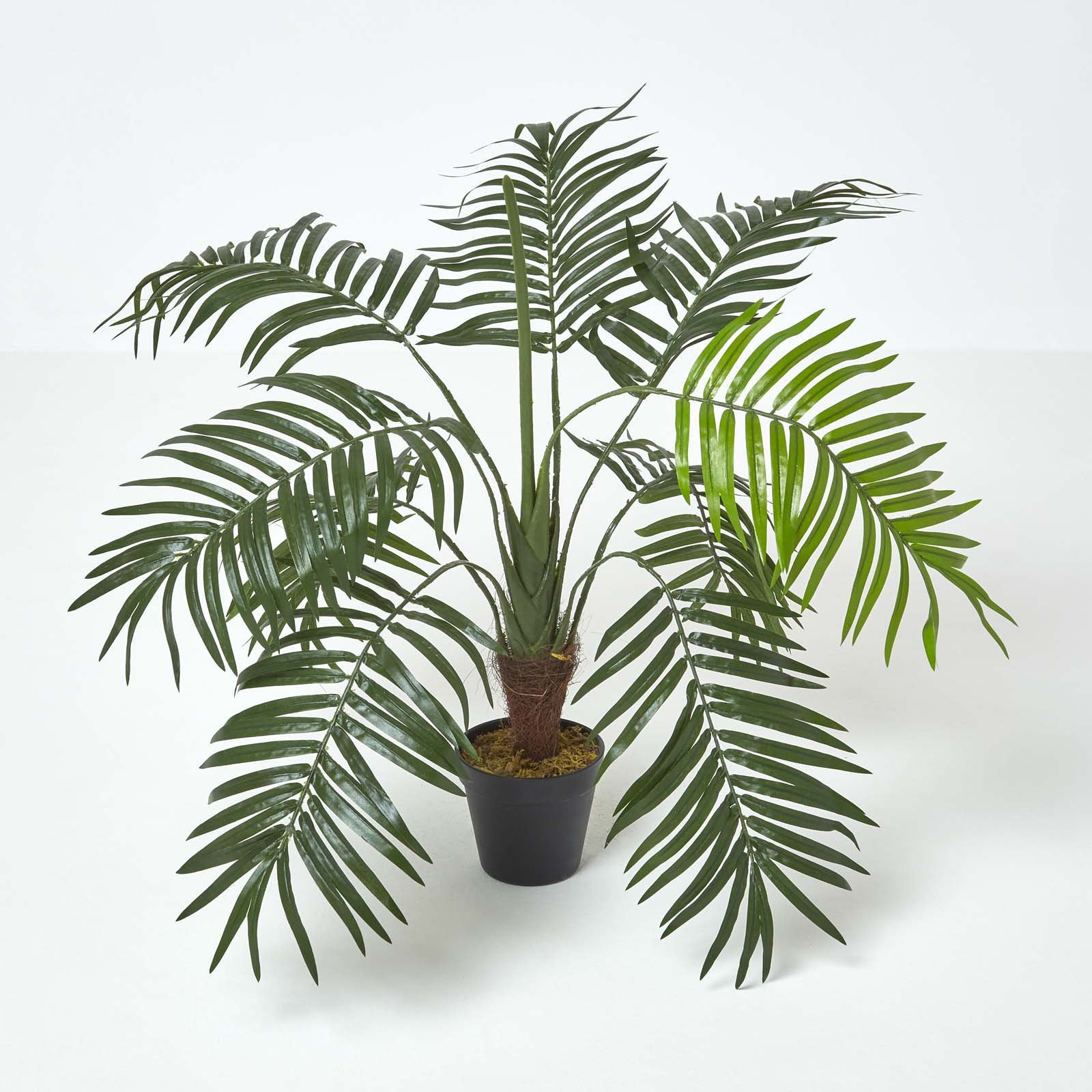 Homescapes Green Mini Palm Tree Artificial Plant 70 cm - Green