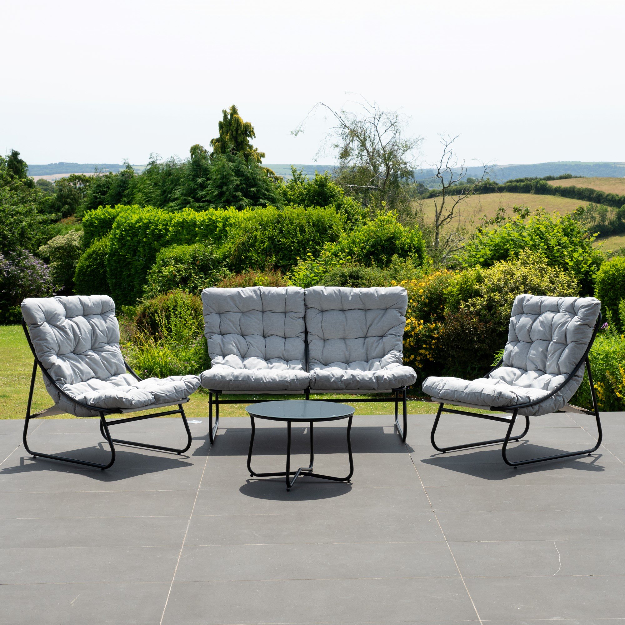 Artemis Home Aregno Outdoor Seating Set - Light Grey