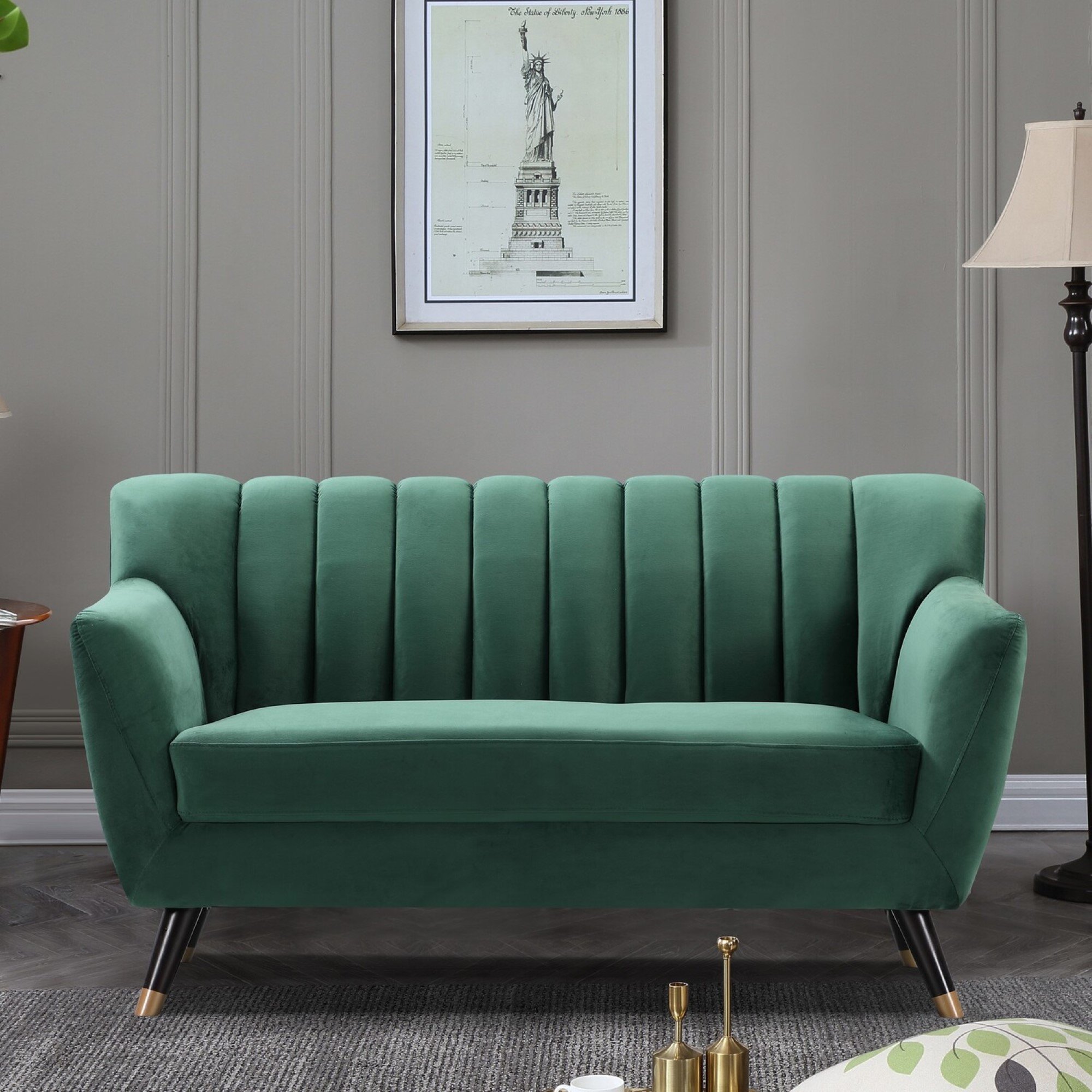 Artemis Home Morgan 2 Seat Sofa - Green